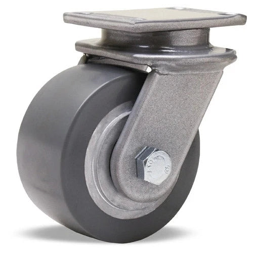 S-EN-4GB95 Hamilton Endurance Swivel Caster - 4"x2" DuraGlide Polyurethane Wheel on Cast Iron with 1/2" Sealed Precision Ball Bearings - Ideal for Industrial Use Hamilton
