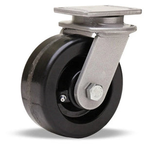 Hamilton 5" x 2" Plastex Phenolic Swivel Caster – 1000 lb