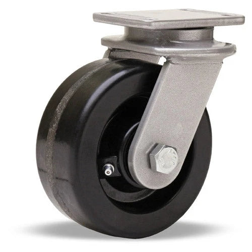 Hamilton Endurance Swivel Caster with 5" x 2" Plastex Phenolic Wheel with 3/4" Straight Roller Bearing Hamilton
