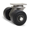 Hamilton S-EN2-35NYB Dual Wheel Swivel Caster: High-Performance Nylast Cast Nylon Wheels & Precision Ball Bearings