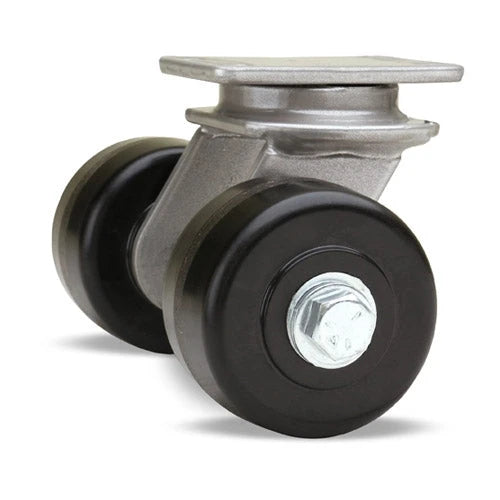Hamilton S-EN2-3P Endurance Dual Wheel Swivel Caster - 3 1/4" x 2" Plastex Phenolic Wheels with 3/4" Roller Bearing. Hamilton