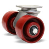 Hamilton 1000 lbs Load Capacity Dual Wheel Swivel Caster - (2) 4"x2" Metal Cast Iron Wheels with 1/2" Sealed Precision Ball Bearing - S-EN2-4MB Endurance Hamilton