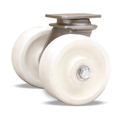 Hamilton 1000 lbs Load Capacity Swivel Dual Wheel Caster - S-EN2-5AZ - (2) 5" x 2" Aqualite Wheels with 3/4" Delrin Bearing for Endurance Hamilton
