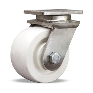 Hamilton S-ENS-4AZ 4"x2" Aqualite Swivel Stainless Caster – 3/4" Delrin