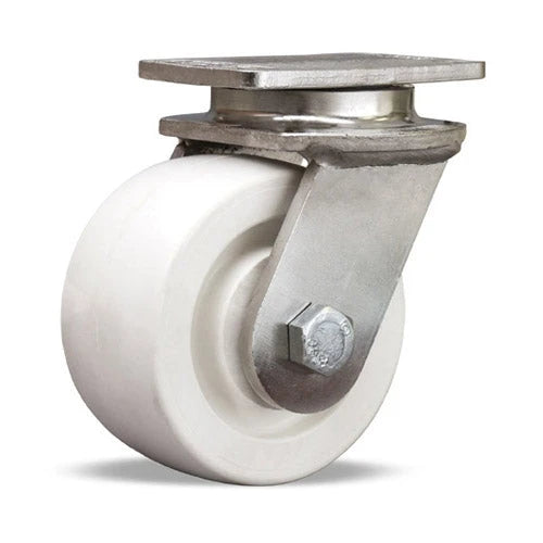 S-ENS-4AZ Hamilton Stainless Steel Swivel Caster: 4"x2" Aqualite Wheel with 3/4" Delrin Bearing - Premium Endurance for Industrial Use Hamilton
