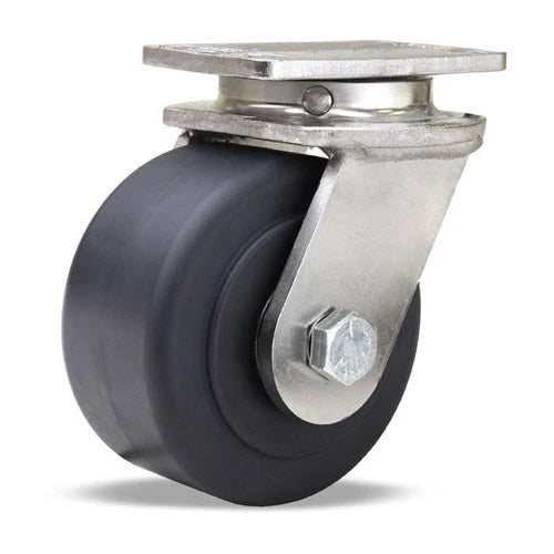 S-ENS-4NYSB Hamilton Endurance Swivel Caster – 4" x 2" Nylast High Performance Wheel with 1/2" Stainless Steel Bearings Hamilton