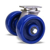 Hamilton 750 lbs. Stainless Steel Dual Wheel Swivel Caster - 5" Unilast Wheels with Precision Sealed Bearings Hamilton