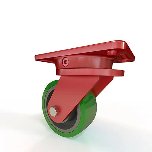 Hamilton Ergo-X2 Swivel Caster S-ERGO-5DB: 5" Duralast Polyurethane Wheel - Heavy-Duty & Long-Lasting for Industrial Use CasterHQ