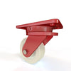 Hamilton Ergo-X2 Swivel Caster - 5" x 2" White Nylon Wheel with 1/2" Sealed Precision Ball Bearings - Premium Industrial Quality CasterHQ