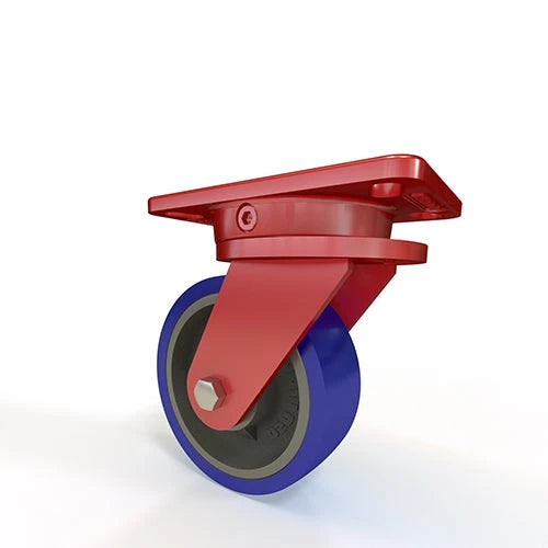 Hamilton Ergo-X2 Swivel Caster - S-ERGO-6SPB - 6" x 2" Ergo-Glide Polyurethane Wheel with 1/2" Sealed Precision Bearings CasterHQ