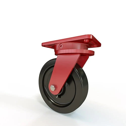 S-ERGO-8P Hamilton Ergo-X2 Swivel Caster: 8" x 2" Plastex Phenolic Wheel with 3/4" Straight Roller Bearing – Premium Ergonomic Mobility Solution CasterHQ