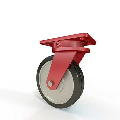 S-ERGO-8SWC75D Hamilton Ergo-X2 Swivel Caster | 8" x 2" UltraGlide XC Wheel | 1/2" Sealed Precision Bearings | Industrial & Commercial Use CasterHQ