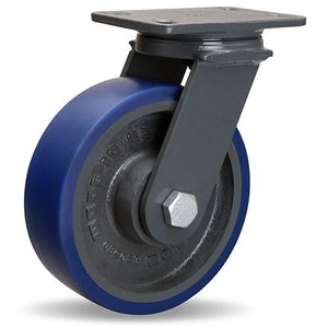 Hamilton S-ES-83SPB 8" x 3" Ergo-Glide Swivel Caster – 2000 lb