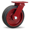 Hamilton S-FM-10RH 10" x 2 1/2" Mold-On Rubber Swivel Caster – 790 lb | CasterHQ