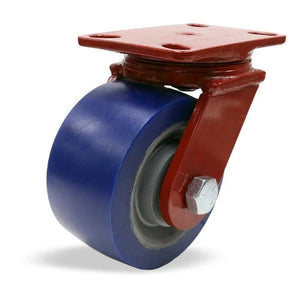 Hamilton S-FM-63EGB 6" x 3" Polyurethane Swivel Caster – 2200 lb