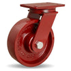 Hamilton S-FM-8MH 8" x 2 1/2" Metal Swivel Caster – 2200 lb | CasterHQ
