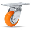 Hamilton S-GS-42EMB General Service Swivel Caster - 4x2 Inch Ergo-Tech Polyurethane on Aluminum Wheel with Precision Bearings Hamilton