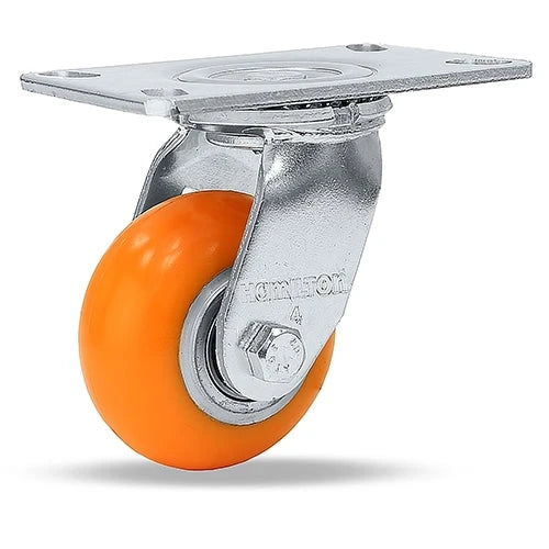 Hamilton S-GS-42EMB General Service Swivel Caster - 4x2 Inch Ergo-Tech Polyurethane on Aluminum Wheel with Precision Bearings Hamilton