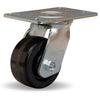 Hamilton S-GS-4P General Service Swivel Caster - 4x2" Plastex Phenolic Wheel with Robust Roller Bearing Hamilton