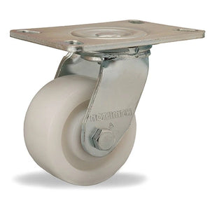 Hamilton S-GS-4WNB 4" x 2" White Nylon Swivel Sealed Caster – 1250 lb