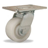 Hamilton S-GS-4WNB General Service Swivel Caster - Durable 4x2 Inch White Nylon Wheel with Sealed Bearings for Smooth Mobility Hamilton