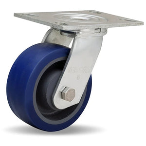 Hamilton S-GS-5SPB 5" x 2" Polyurethane Swivel Caster – 1250 lb