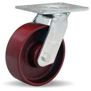 Hamilton S-GS-6MB 6" x 2" Metal Swivel Caster – 1250 lb