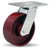 Hamilton S-GS-6MB General Service Swivel Caster - 6x2 Inch Metal Wheel with Precision Ball Bearings for Industrial Use Hamilton
