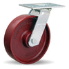 Hamilton S-GS-8MB General Service Swivel Caster - Durable 8" x 2" Metal Wheel with Precision Ball Bearing for Industrial Use Hamilton
