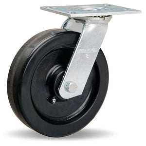 Hamilton S-GS-8P 8" x 2" Plastex Phenolic Swivel Caster – 1250 lb