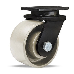 Hamilton S-HEN-4HMB 4"x2" Metal Swivel Kingpinless Caster – 750°F