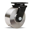 Hamilton S-HEN-5HFSB High Heat Swivel Caster - 5x2 Forged Steel Wheel, 750°F Rated with Precision Bearings - Industrial Strength Hamilton