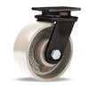 Hamilton S-HEN-5HMB High Heat Kingpinless Swivel Caster - 5" Metal Wheel, 750°F Heat Resistant with Precision Bearings Hamilton