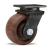 Hamilton HENS 4" x 2" High Heat Swivel Caster - Stainless Steel Kingpinless Design, 475°F Scorcher Wheel with Roller Bearing Hamilton