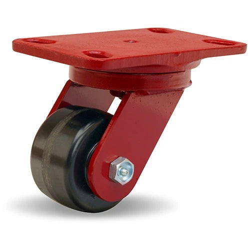 Hamilton Heavy Service Swivel Caster with 3 1/4" x 2" Plastex Phenolic Wheel with 3/4" Straight Roller Bearing Hamilton