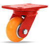 Hamilton Heavy Service Swivel Caster with 4" x 2" Ergo-Tech (87A) on Aluminum with 1/2" Sealed Precision Ball Bearings Hamilton