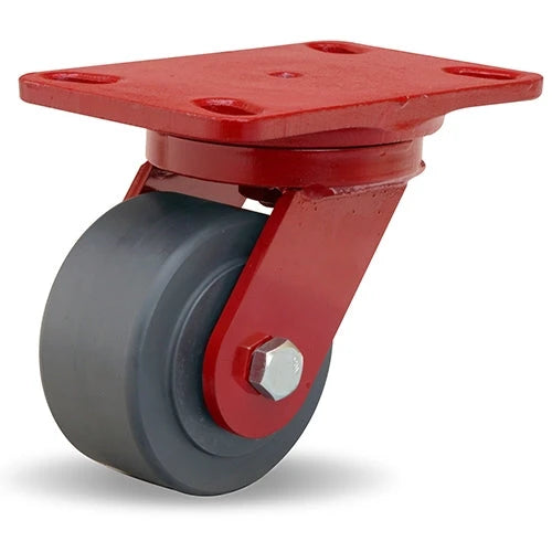 Hamilton Heavy Service Swivel Caster with 4" x 2" Nylast High Performance Cast Nylon Wheel with 1/2" Sealed Precision Ball Bearings Hamilton