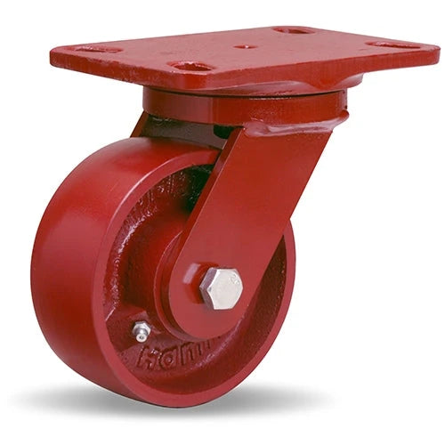 Hamilton Heavy Service Swivel Caster with 5" x 2" Metal Wheel with 1/2" Sealed Precision Ball Bearing Hamilton