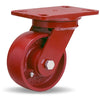Hamilton Heavy Service Swivel Caster with 5" x 2" Metal Wheel with 1/2" Sealed Precision Ball Bearing Hamilton