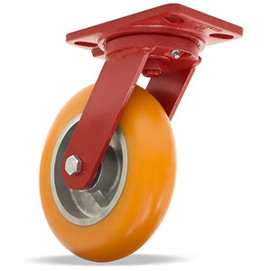 Hamilton S-HS-62EMB 6" x 2" Ergo-Tech Swivel Caster – 800 lb