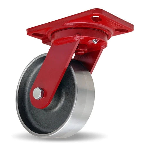 Hamilton Heavy Service Swivel Caster with 6" x 2" Forged Steel Wheel with 1/2" Sealed Precision Ball Bearing Hamilton
