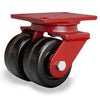 Hamilton Heavy Service Dual-Wheel Swivel Caster with 4
