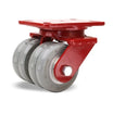 Hamilton 4"x2" UltraGlide Poly Dual Wheel Swivel Caster – 1700 lb | CasterHQ
