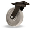 Hamilton 8" x 2" High Heat HSK Inferno Series Kingpinless Swivel Caster - 1200 lbs. Load Capacity at 550° F, 600 lbs. at 750° F - Metal Wheel with 1/2" Stainless Steel Shielded Precision Ball Bearings Hamilton