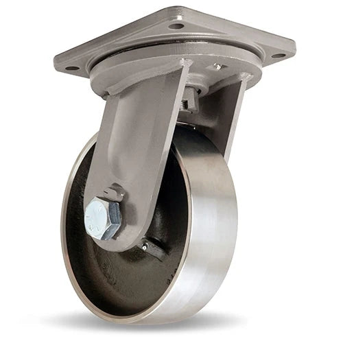 Hamilton Maxi-Duty Swivel Caster with 10" x 3" Forged Steel Wheel with 1 1/4" Precision Tapered Roller Bearings Hamilton