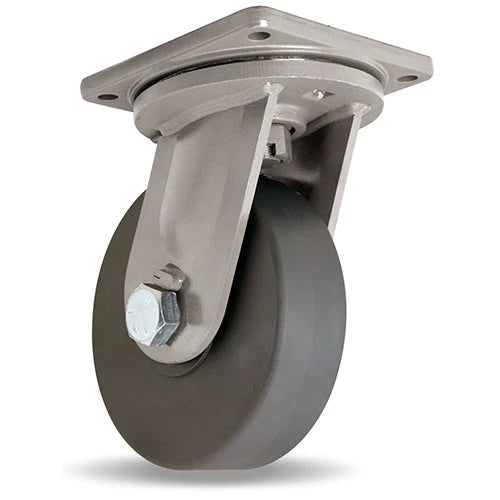 Hamilton Maxi-Duty Swivel Caster with 10" x 3" Nylast Wheel with 1 1/4" Precision Roller Ball Bearings Hamilton