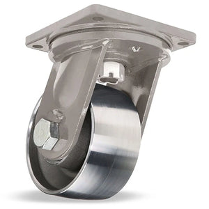 Hamilton S-MD-84FST 8" x 4" Forged Steel Swivel Caster – 17000 lb