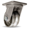 Hamilton S-MD-84FVH 8"x4" Forged Steel Swivel Caster – 1 1/2" Roller Bearing | CasterHQ