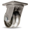 Hamilton Maxi-Duty 15,000 lbs. Swivel Caster - 8"x4" Forged Steel V-Grooved Wheel with 1 1/4" Precision Tapered Roller Bearings - S-MD-84FVT Hamilton