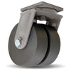 Hamilton Maxi-Duty Dual-Wheel Swivel Caster with 10" x 4" Nylast High Performance Cast Nylon Wheel with 1 1/4" Sealed Precision Ball Bearings Hamilton